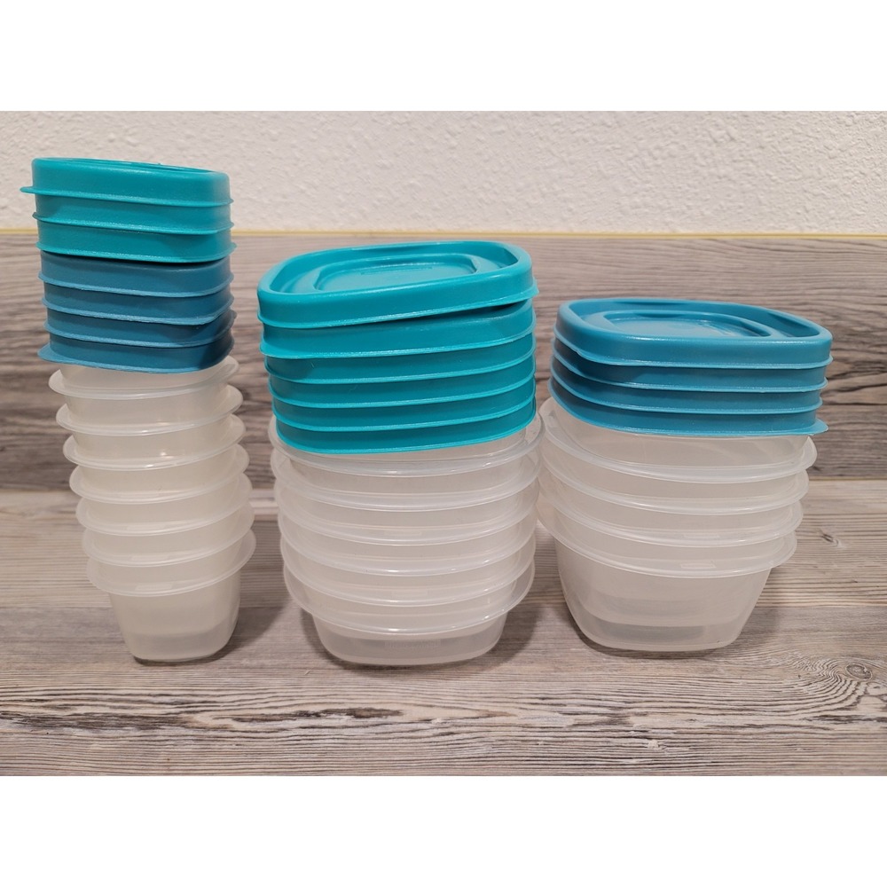 rubbermaid easy find lids food storage containers 18 containers and lids teal